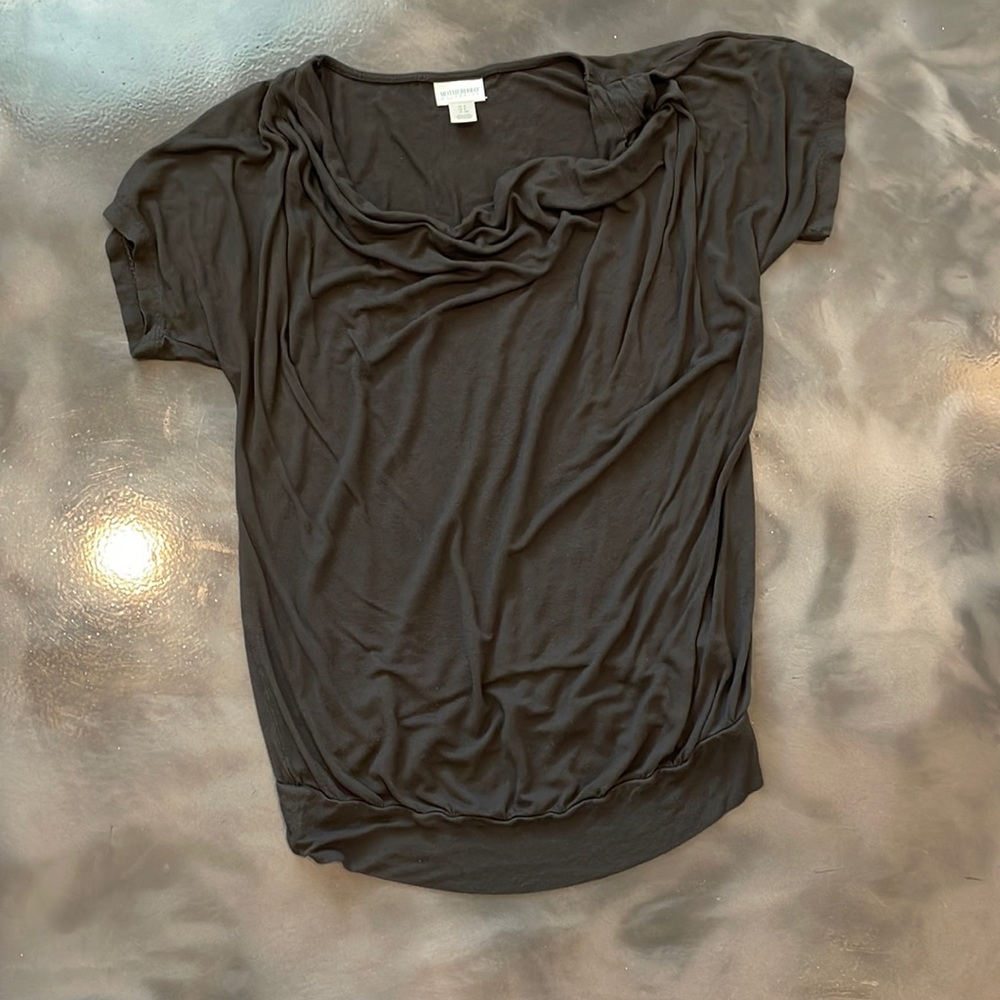 Motherhood Maternity black cowl neck T-shirt size small